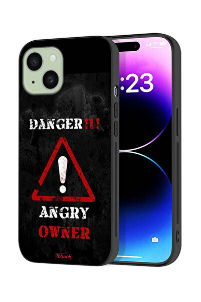 Tolwak غطاء حماية لجهاز Apple iPhone 15 Plus - مالك غاضب