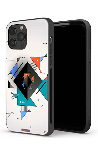 Tolwak جراب حماية لجهاز Apple iPhone 13 Pro بأشكال مربعة ومثلثة ونمط تجريدي