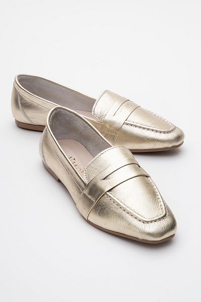 Ataköy Ayakkabı Women's Leather Loafer Shoes