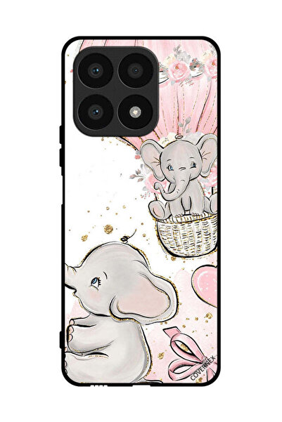 Covernex غطاء حماية لهاتف Honor X8a برسومات فيلة صغيرة