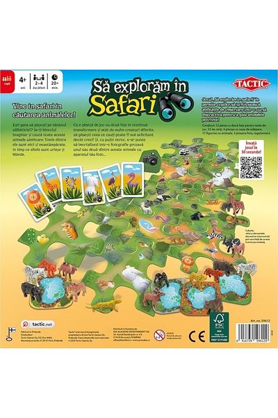 Asmodee Joc educativ tactic - Hai să explorăm în safari!