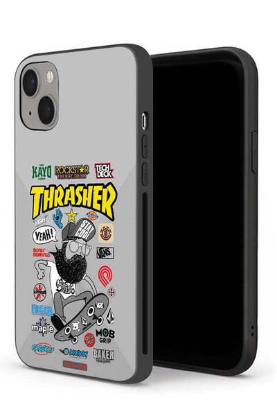 Tolwak غطاء حماية لجهاز Apple iPhone 13 mini ملصق Thrasher
