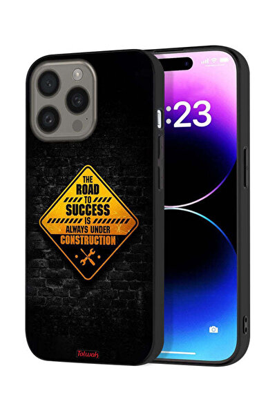 Tolwak غطاء حماية لجهاز Apple iPhone 15 Pro Max الطريق إلى النجاح دائمًا قيد ...