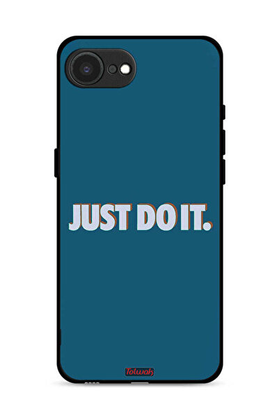 Tolwak غطاء حماية لجهاز Apple iPhone 16e - Just Do It