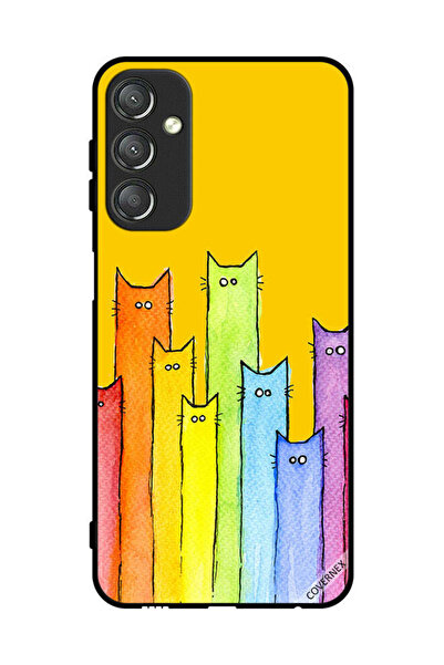 Covernex غطاء حماية لهاتف سامسونج جالاكسي A24 4G برسومات قطة