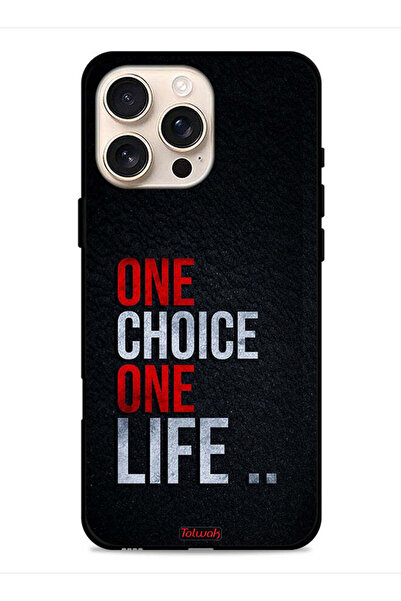 Tolwak غطاء حماية لجهاز Apple iPhone 16 Pro - اختيار واحد، حياة واحدة