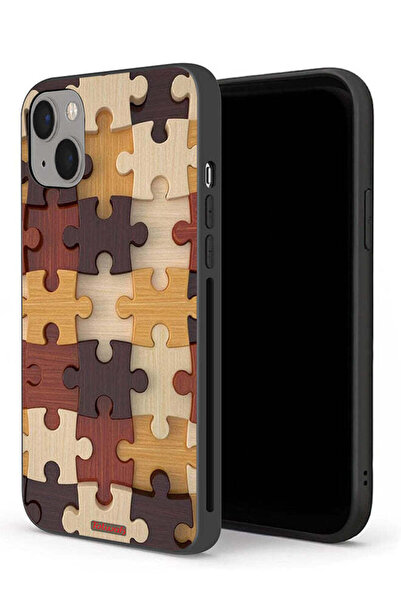 Tolwak جراب حماية لجهاز Apple iPhone 13 mini بنمط خشبي