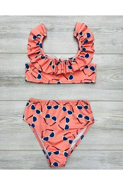 Yalçınoğlu Kids Cute Girls' Swimsuit Set I Quick-Drying Fabric I Comfortable and Flexible Structure