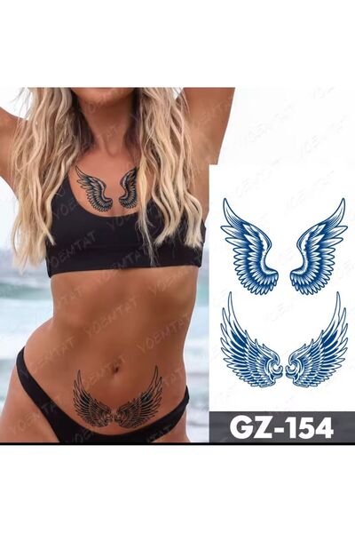 Arescollection YARI KALICI ( MİN 15 GÜN MAX 1 AY) tribal FİGÜRLÜ TATTOO DÖVME