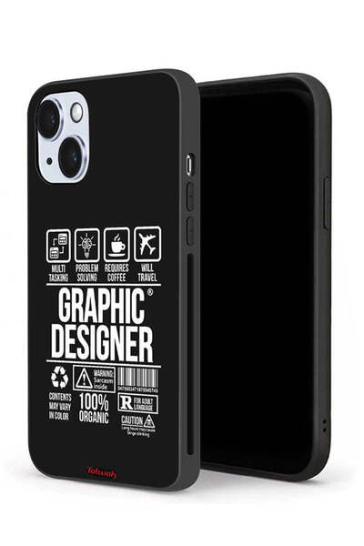 Tolwak جراب حماية لجهاز Apple iPhone 14 Plus، ملصق مصمم جرافيكي