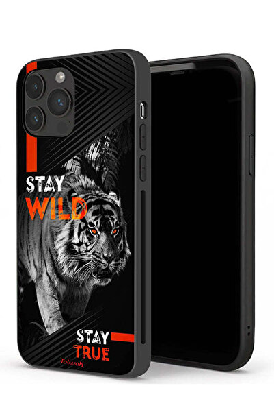 Tolwak جراب حماية لجهاز Apple iPhone 13 Pro Max - Stay Wild Stay True