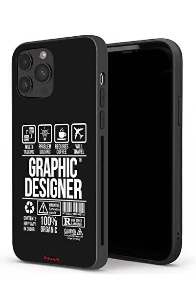Tolwak جراب حماية لجهاز Apple iPhone 13 Pro، ملصق مصمم جرافيكي