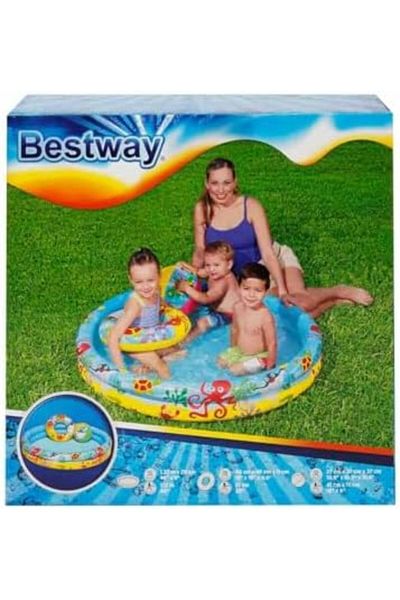 BESTWAY Children's Pool and Playset with Ball and Swimming Ring, 51124, from Bestway