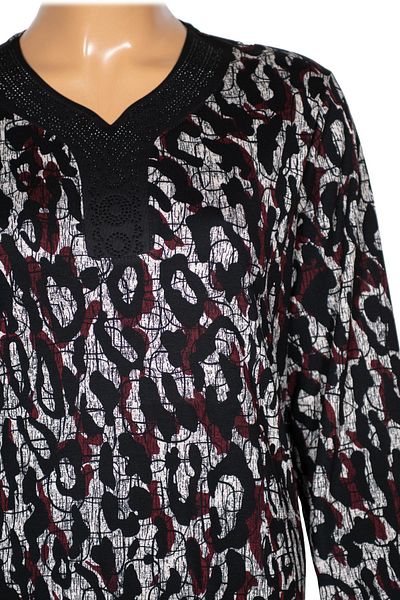 Hermevsim Hesna Women's Minel Battal Size Cup Full Length Black Dress Pattern 20