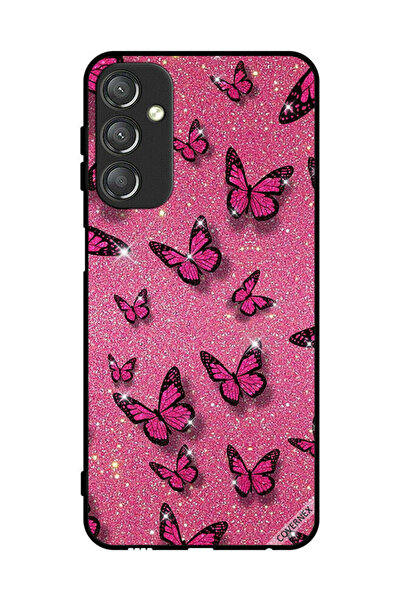Covernex غطاء حماية لهاتف سامسونج جالاكسي A24 4G برسومات لامعة وفراشات