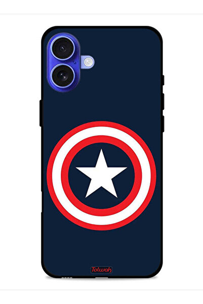 Tolwak غطاء حماية لجهاز آيفون 16 من آبل - كابتن أمريكا