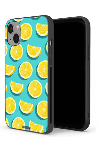 Tolwak جراب حماية لجهاز Apple iPhone 13 mini بنمط برتقالي