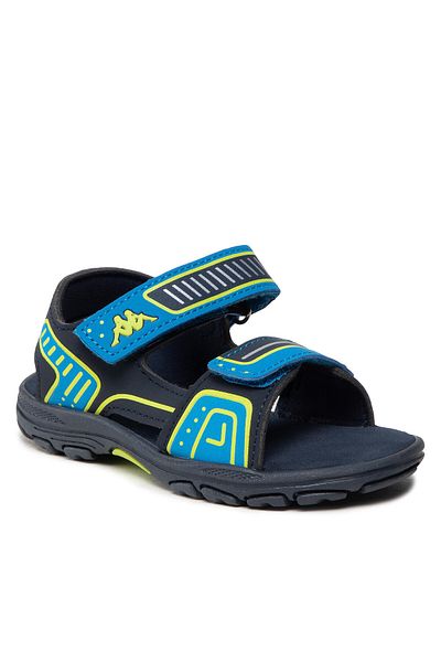 Kappa Sandale albastre pentru băieți KAPPA-260864K PAXOS K 6733 BLEUMARIN/LIME