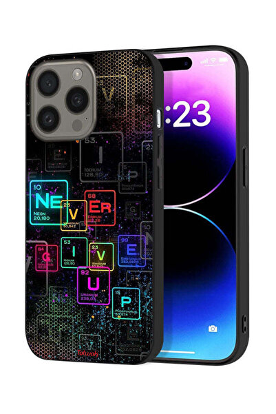 Tolwak غطاء حماية لجهاز Apple iPhone 15 Pro Max - فن Never Give Up