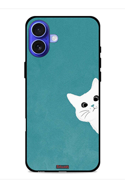 Tolwak غطاء حماية لجهاز Apple iPhone 16 بتصميم قطة