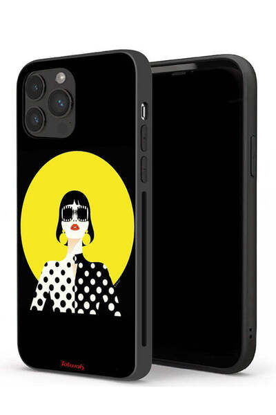 Tolwak جراب حماية لجهاز Apple iPhone 13 Pro بتصميم فتاة أنيقة