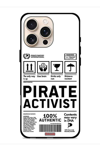 Tolwak غطاء حماية لجهاز Apple iPhone 16 Pro Max - ملصق ناشط خاص