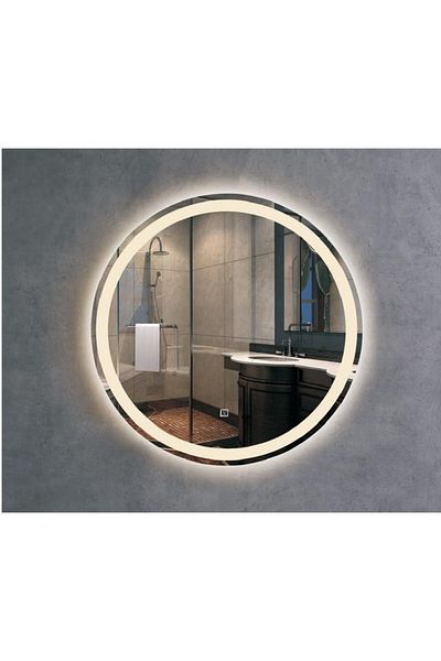 Trendy's Oglinda pentru baie TRENDY’S, circulara, cu senzor touch si LED – 800 mm, OG41