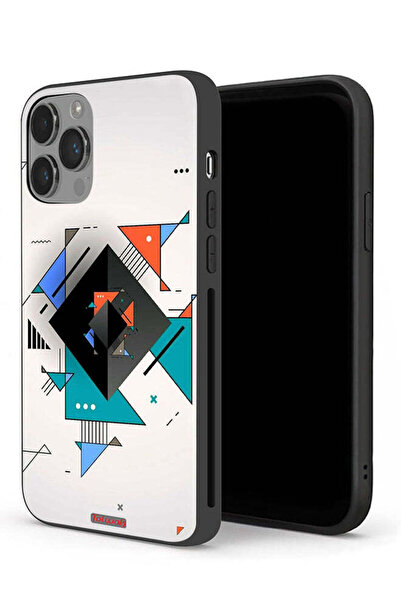 Tolwak جراب حماية لجهاز Apple iPhone 14 Pro Max بأشكال مربعة ومثلثة ونمط تجريدي