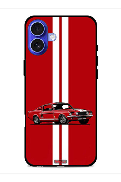 Tolwak Apple iPhone 16 Plus Protective Case Cover Vintage Car Abstract Art