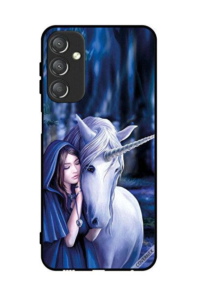 Covernex غطاء حماية لهاتف سامسونج جالاكسي A24 4G فتاة تحب وحيد القرن