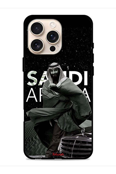 Tolwak غطاء حماية لجهاز آيفون 16 برو ماكس من آبل، ولي العهد الأمير محمد بن سلمان