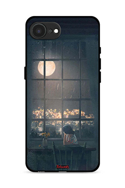 Tolwak غطاء حماية لجهاز Apple iPhone 16e بتصميم منظر القمر