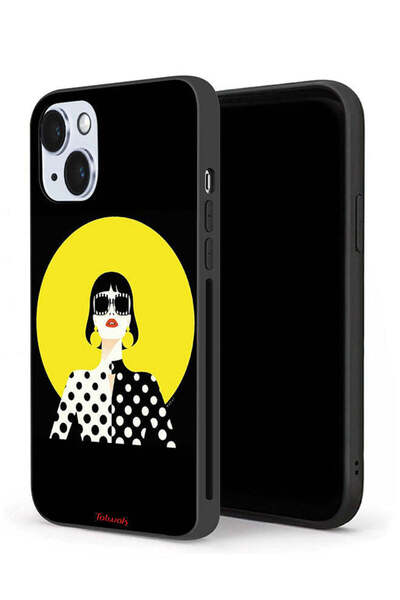 Tolwak جراب حماية لجهاز Apple iPhone 14 بتصميم فتاة أنيقة