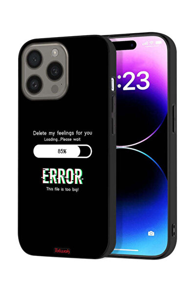 Tolwak غطاء حماية لجهاز Apple iPhone 15 Pro - احذف مشاعري تجاهك