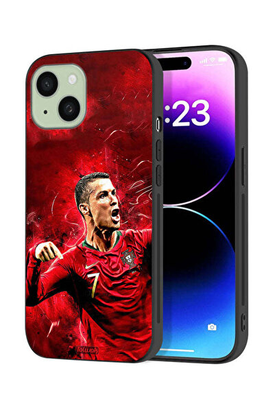Tolwak غطاء حماية لهاتف آيفون 15 بلس من آبل كريستيانو رونالدو