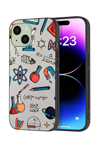 Tolwak Apple iPhone 15 Plus Protective Case Cover Science Tags