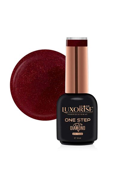 LUXORISE Oja semipermanentă One Step Diamond Moulain Rouge 10ml, LUXORISE