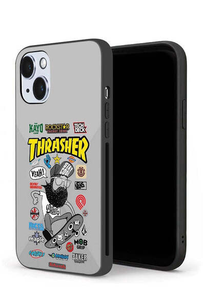Tolwak غطاء حماية لجهاز Apple iPhone 14 Plus ملصق Thrasher