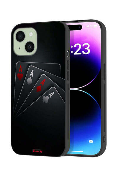Tolwak Apple iPhone 15 Plus Protective Case Cover Cards A