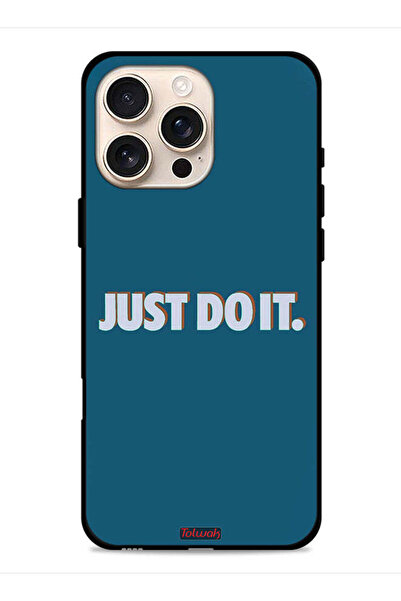 Tolwak غطاء حماية لجهاز Apple iPhone 16 Pro Max - Just Do It
