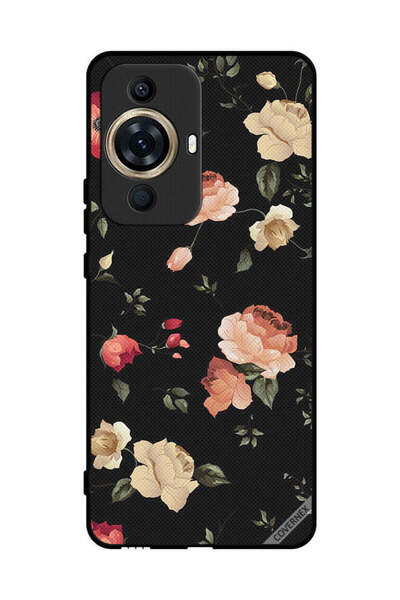 Covernex غطاء حماية لهاتف هواوي نوفا 11 برو - ورق حائط فني مزين بالزهور