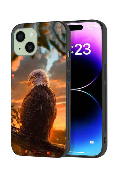 Tolwak Apple iPhone 15 Plus Protective Case Cover Eagle