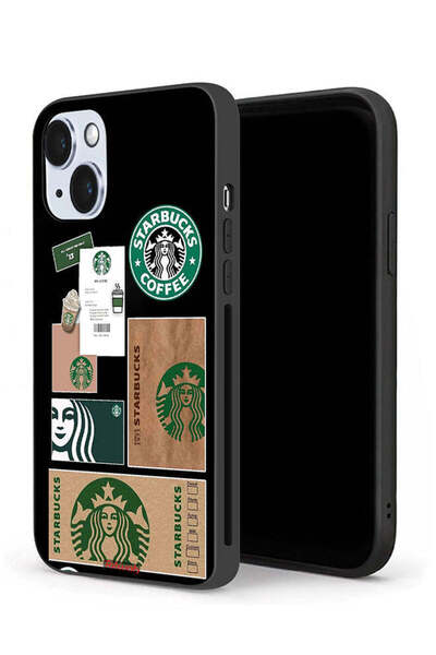 Tolwak جراب حماية لجهاز Apple iPhone 14 Plus بملصق ستاربكس