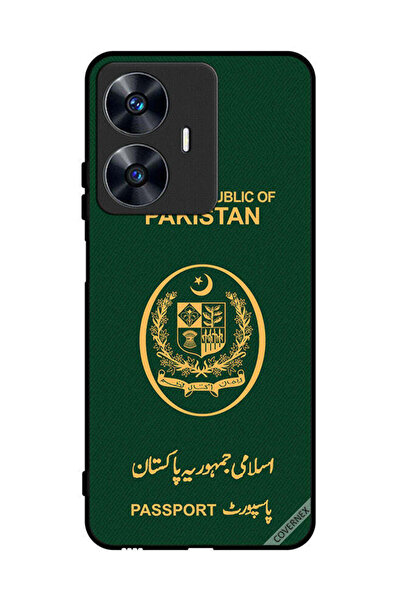 Covernex غطاء حماية لهاتف Realme C55 بنمط جواز سفر باكستاني