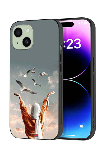 Tolwak Apple iPhone 15 Plus Protective Case Cover Birds Flying