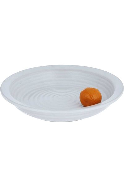 Alsaif Gallery Soup Bowls Porcelain Al Saif Gallery, 19.2×19.2×4.2 cm, Decorated with Orange Fruit - White