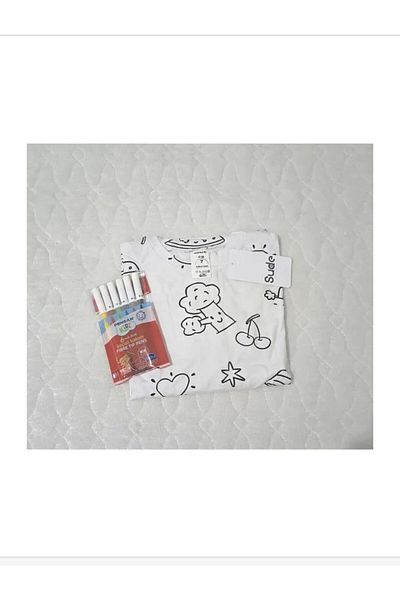 Sude Fun Pyjama Painting with Felt Pen