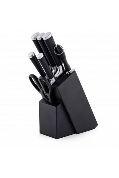 HomeVibes Set 4 knives with scissors and stand Goordon