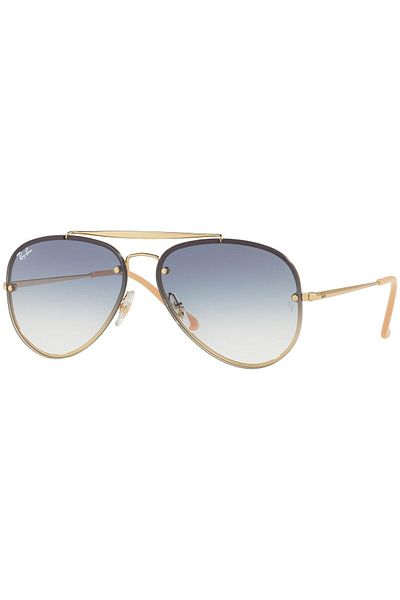 Ray-Ban Ray‑Ban Blaze Aviator RB3584N 001/19 – Unisex, Rama aurie & Lentile gradient albastru, Mărime 61