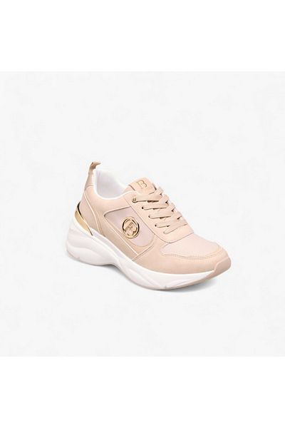 Flora Bella by Shoexpress Flora Bella Logo Accent Sneakers with Lace-Up Closure